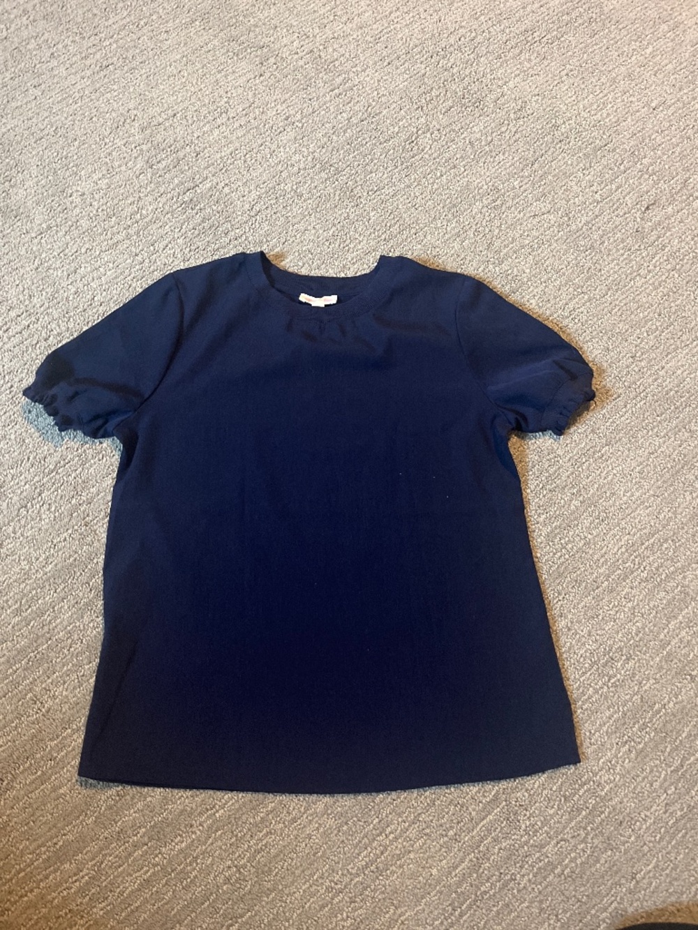 Women’s Navy Blouse Puff Sleeves size xxs